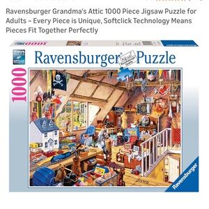 Ravensburger Grandma’s Attic 1000 Piece Puzzle no. 192724 Dated 2011